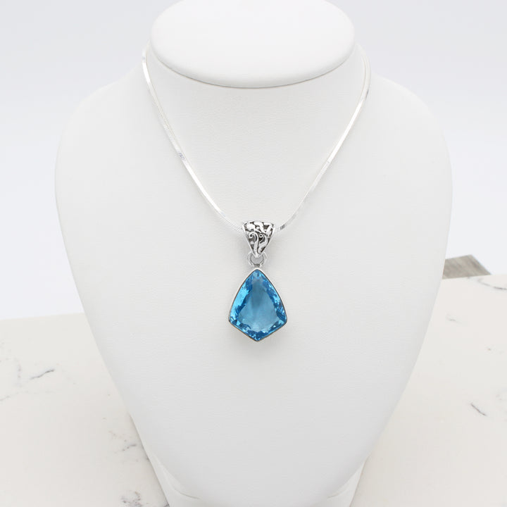Blue Topaz Pendant
