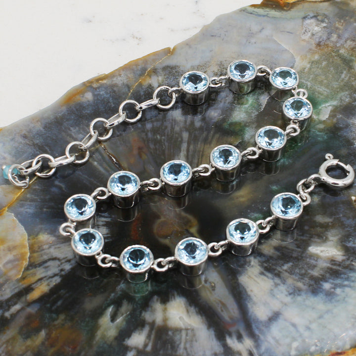 Blue Topaz Bracelet