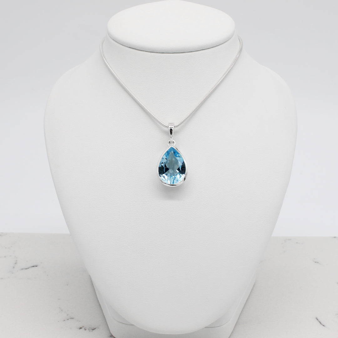 Blue Topaz Pendant