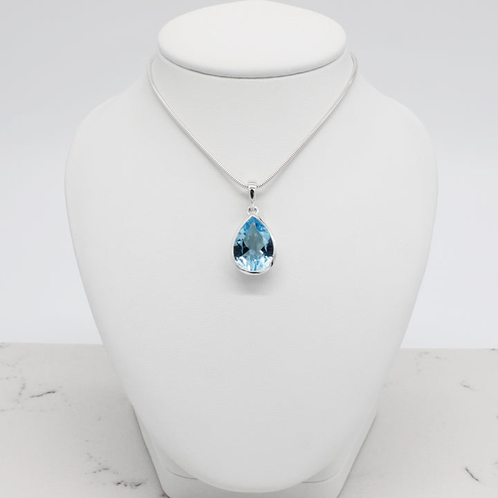 Blue Topaz Pendant