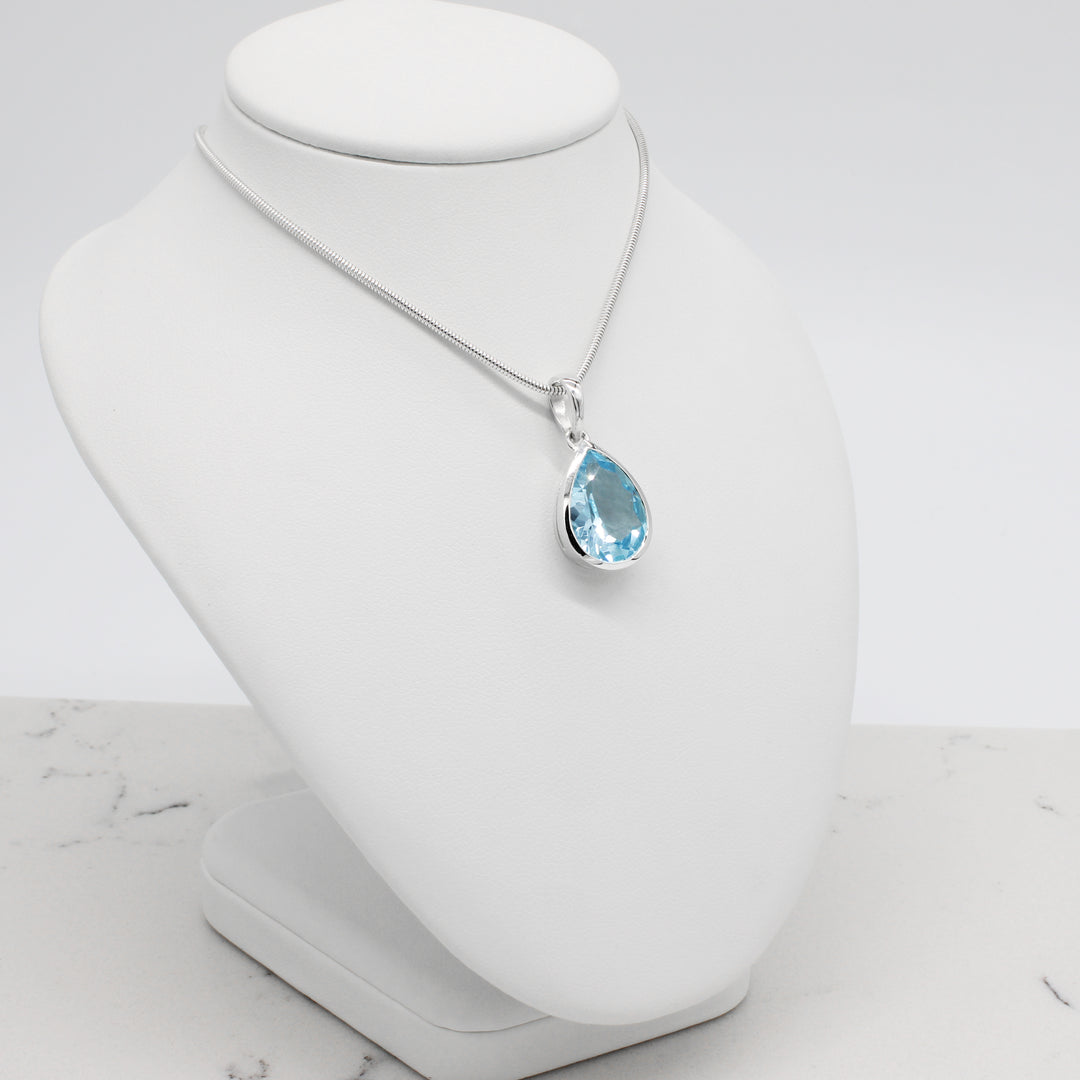 Blue Topaz Pendant