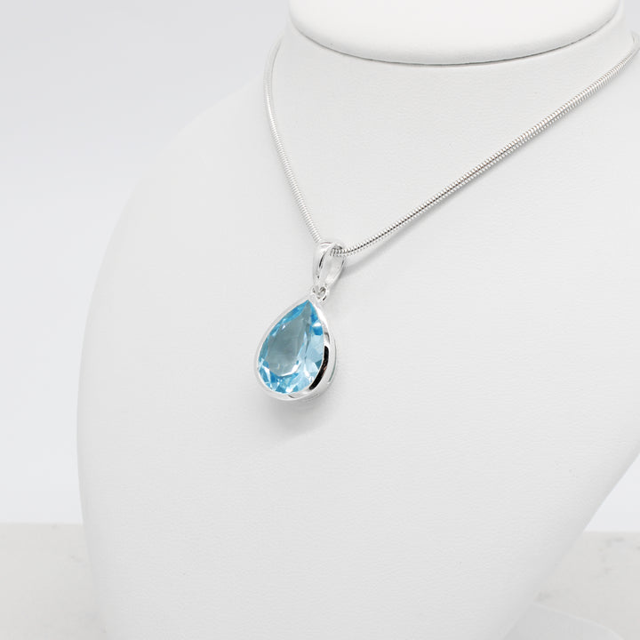 Blue Topaz Pendant