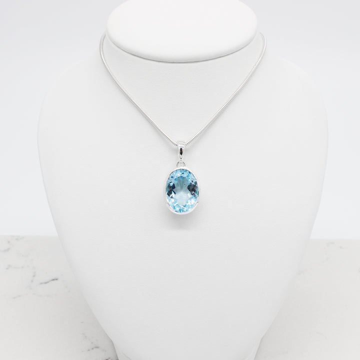 Blue Topaz Pendant