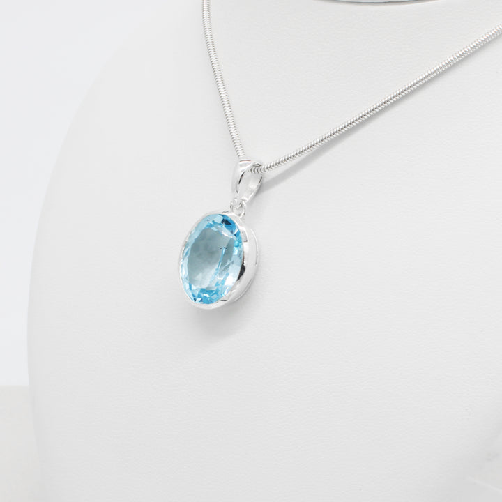 Blue Topaz Pendant