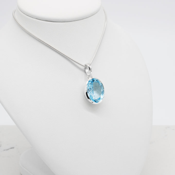Blue Topaz Pendant