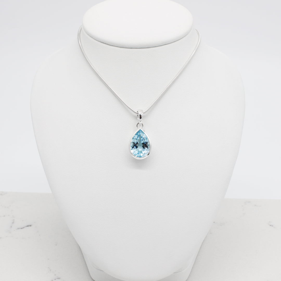 Blue Topaz Pendant