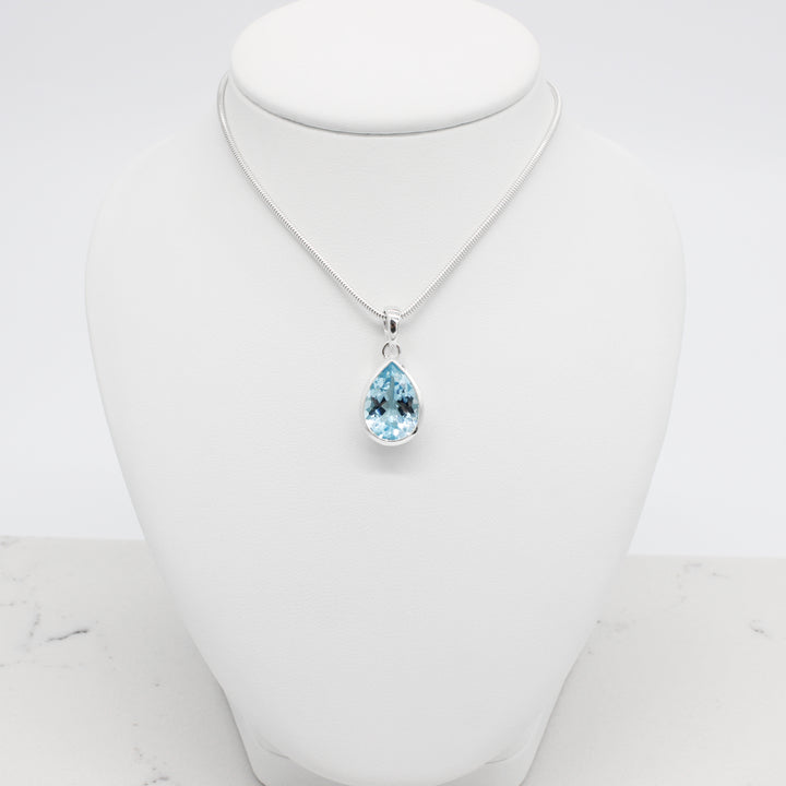Blue Topaz Pendant