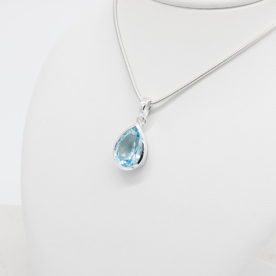 Blue Topaz Pendant