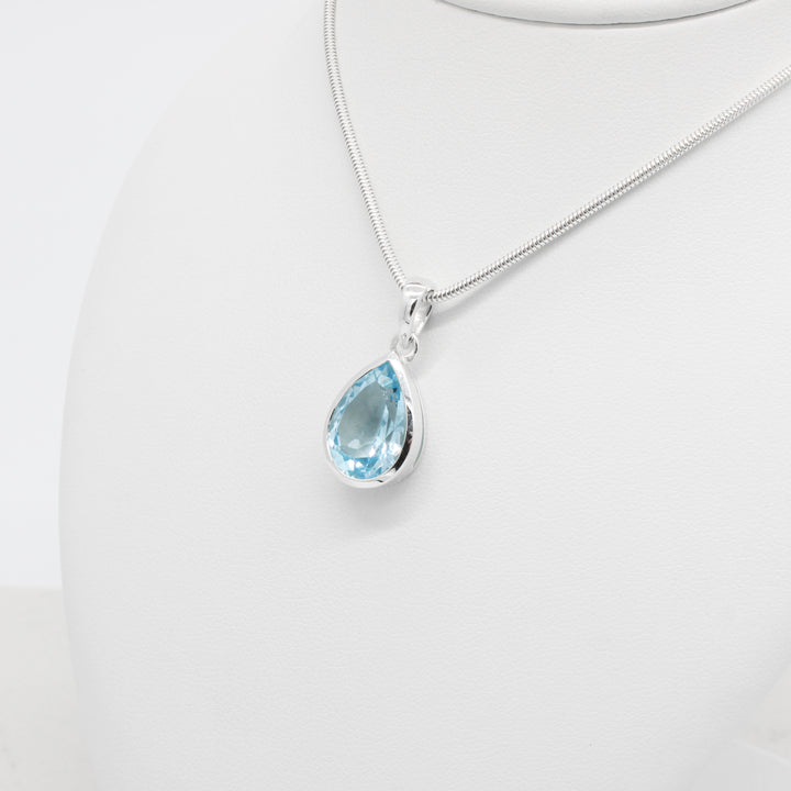 Blue Topaz Pendant