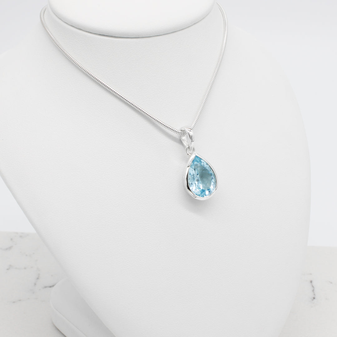 Blue Topaz Pendant