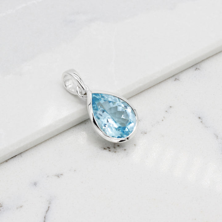 Blue Topaz Pendant