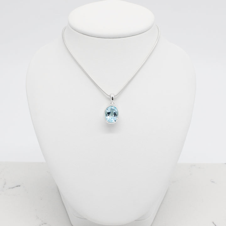 Blue Topaz Pendant