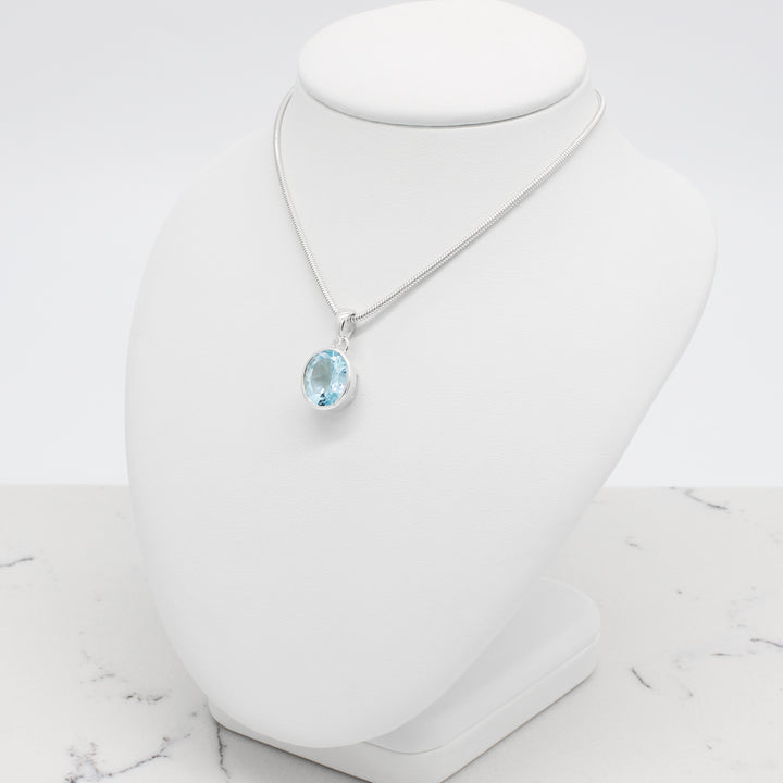Blue Topaz Pendant