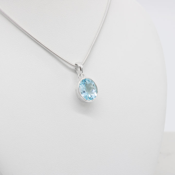 Blue Topaz Pendant