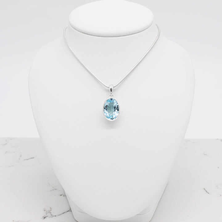 Blue Topaz Pendant