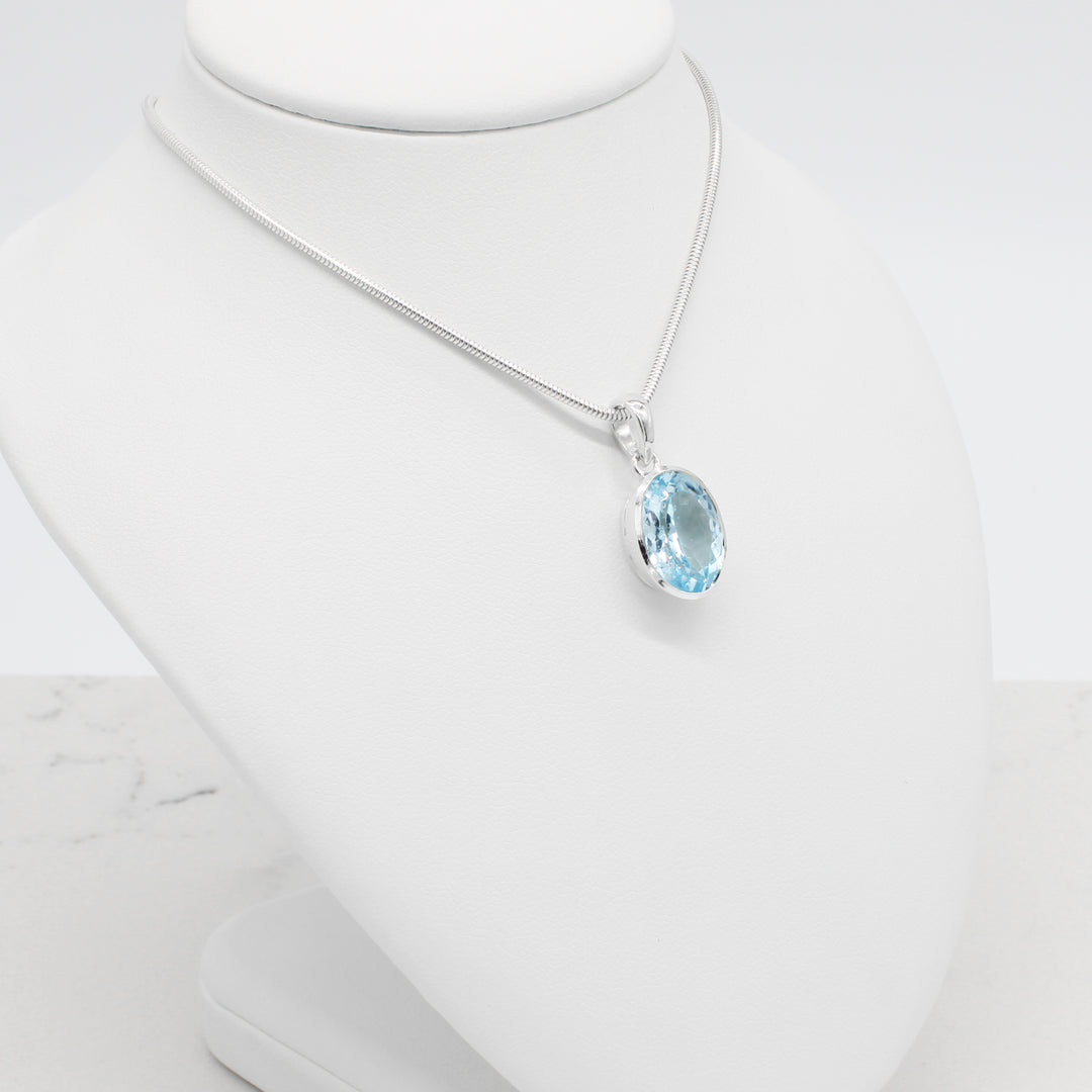 Blue Topaz Pendant