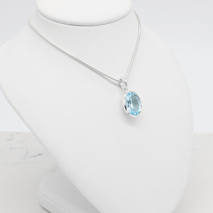 Blue Topaz Pendant