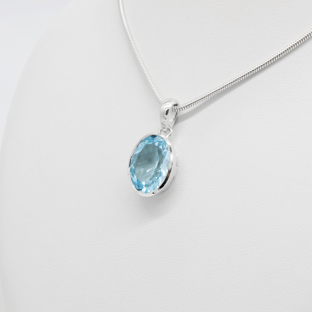 Blue Topaz Pendant