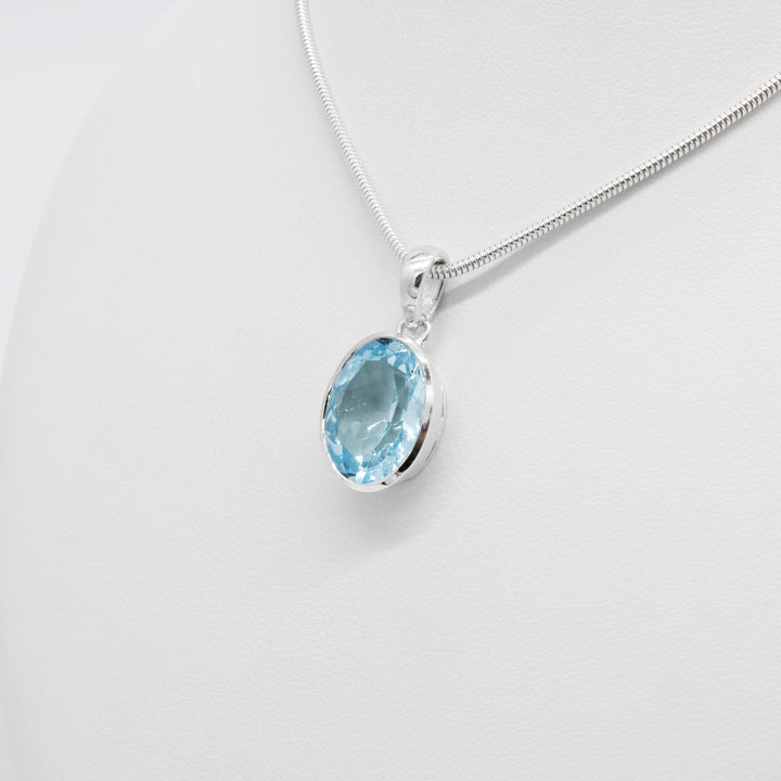 Blue Topaz Pendant