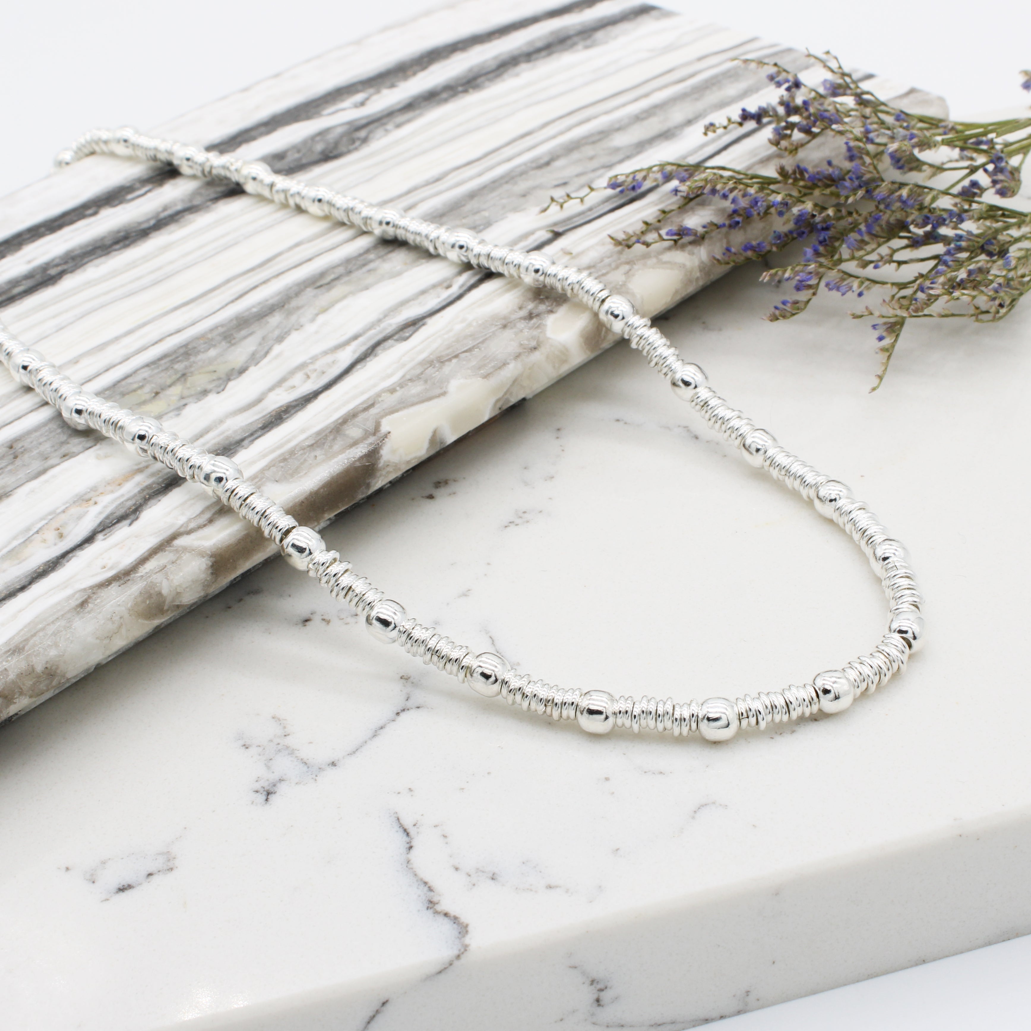Jireh Silver Linked Necklace main image 0