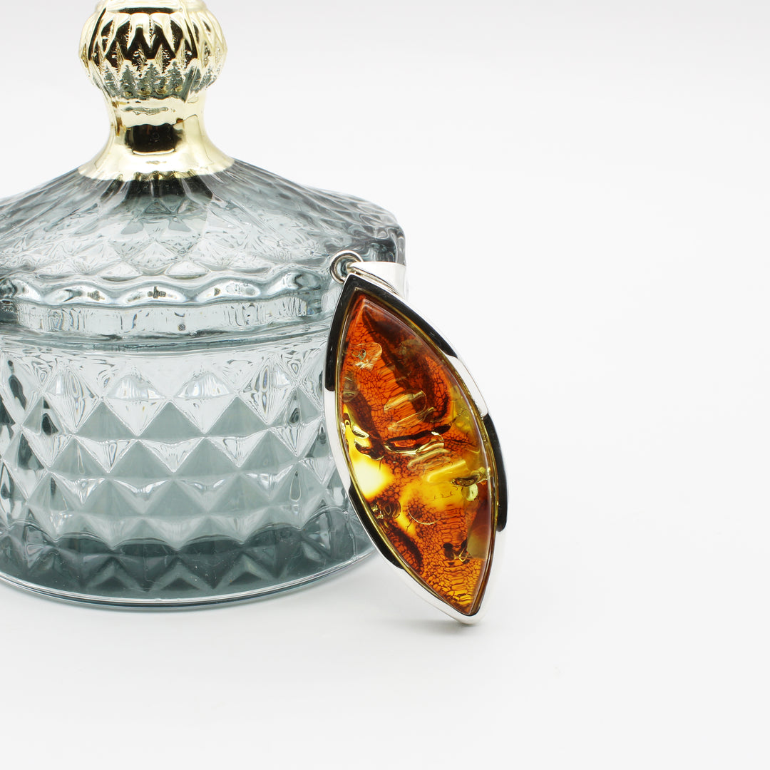 Cognac Amber Pendant