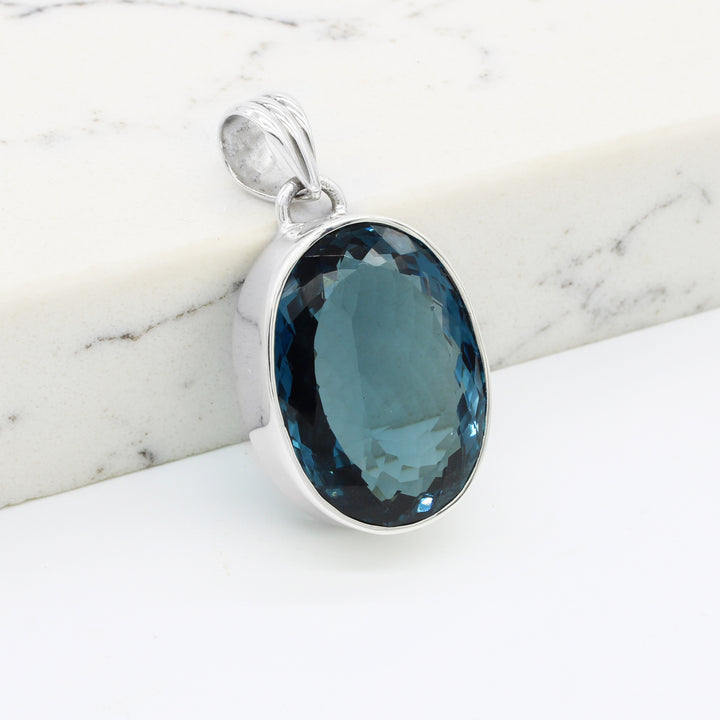 London Blue Topaz Pendant