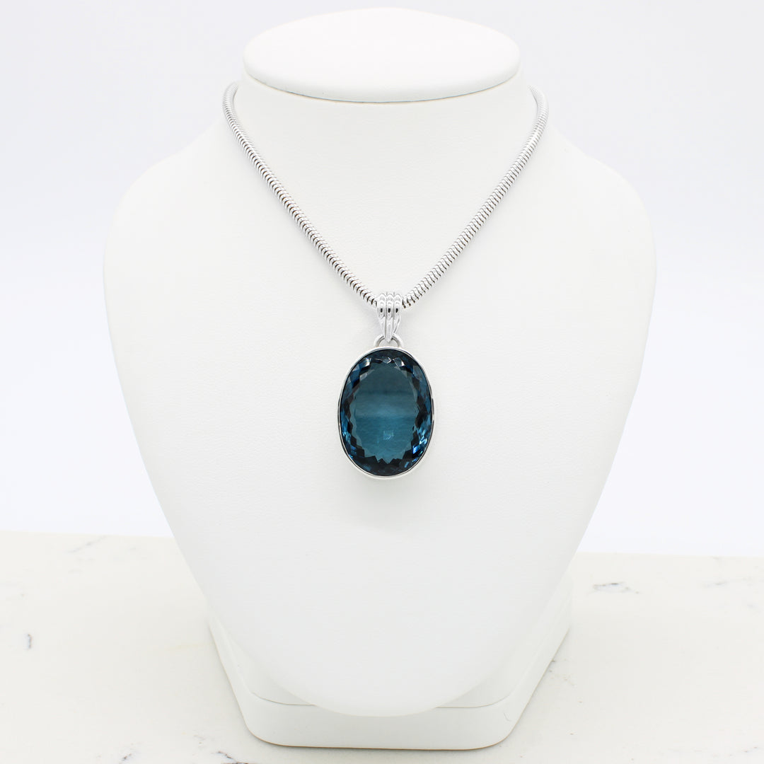 London Blue Topaz Pendant