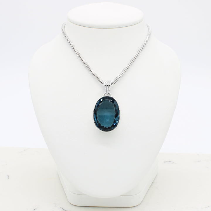 London Blue Topaz Pendant