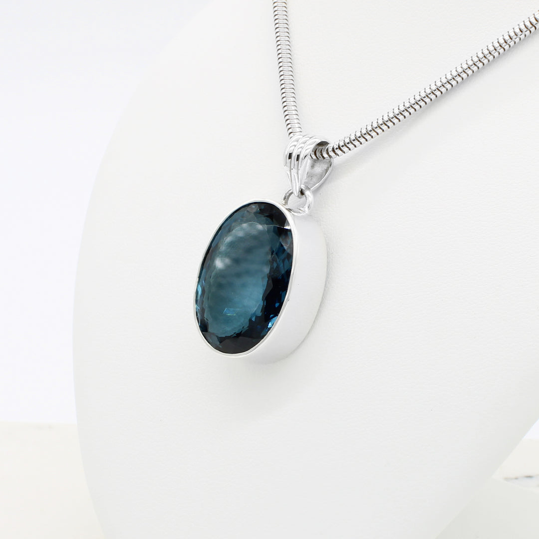 London Blue Topaz Pendant
