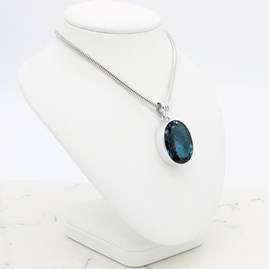 London Blue Topaz Pendant