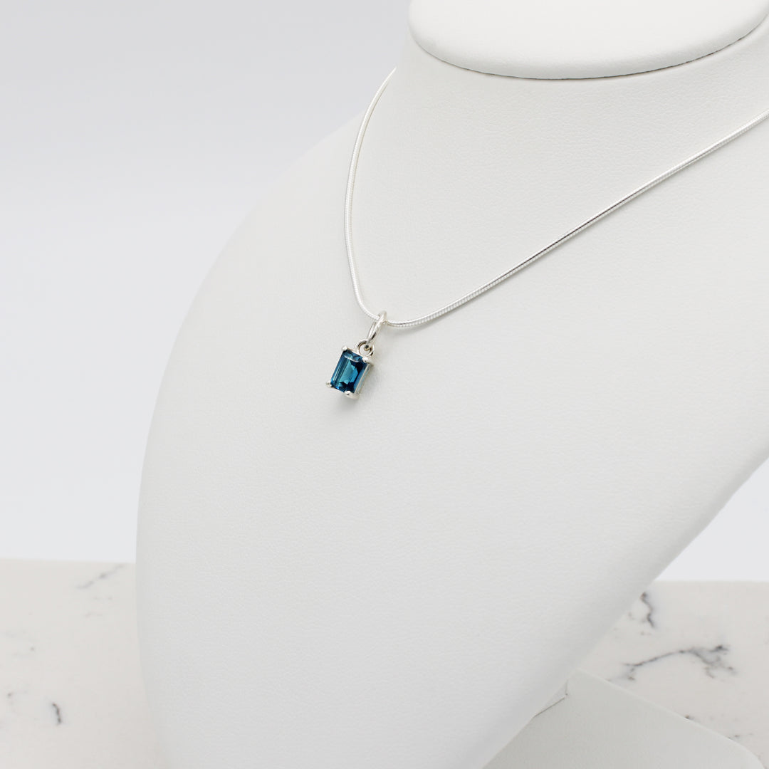 London Blue Topaz Pendant