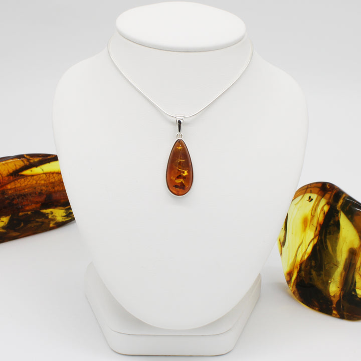 Cognac Amber Pendant