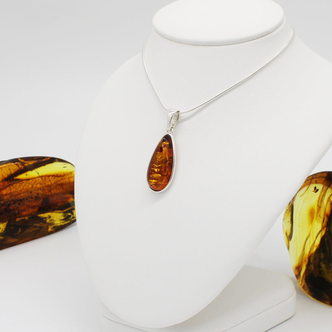 Cognac Amber Pendant