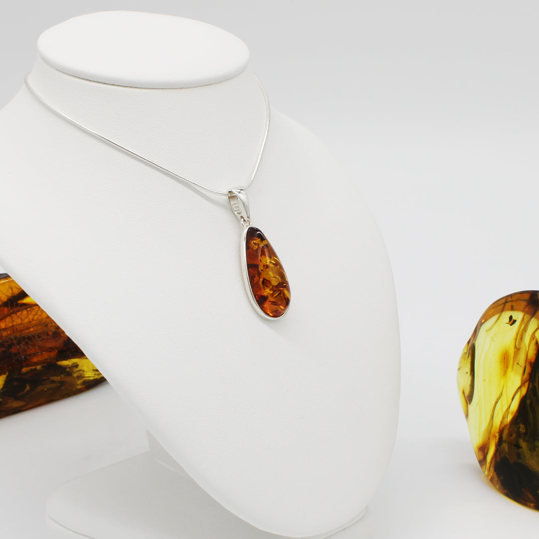 Cognac Amber Pendant