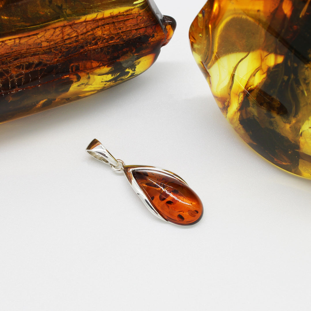 Cognac Amber Pendant