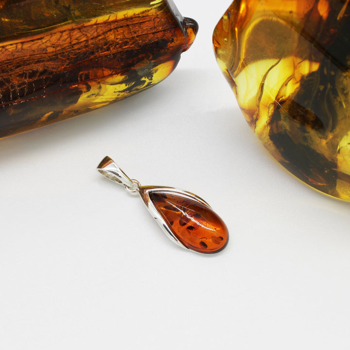 Cognac Amber Pendant