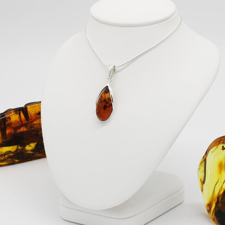 Cognac Amber Pendant