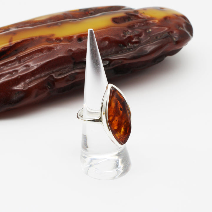 Cognac Amber Ring