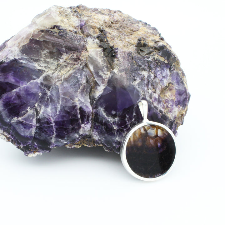 Blue John Double Sided Pendant