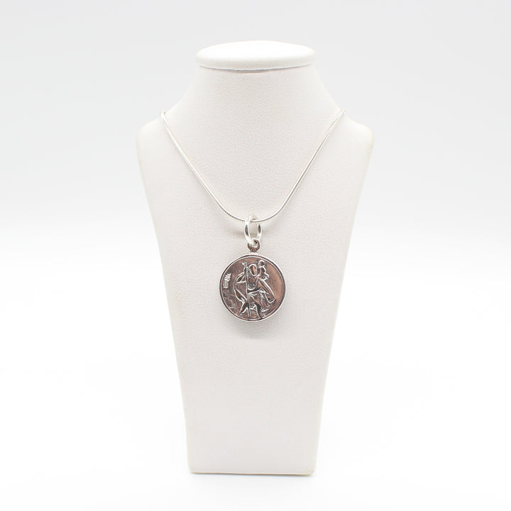 Blue John St Christopher Pendant