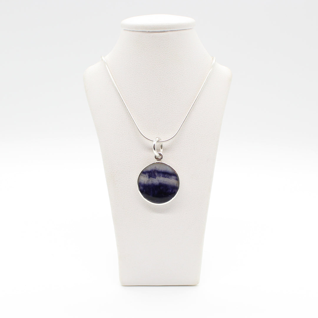 Blue John St Christopher Pendant