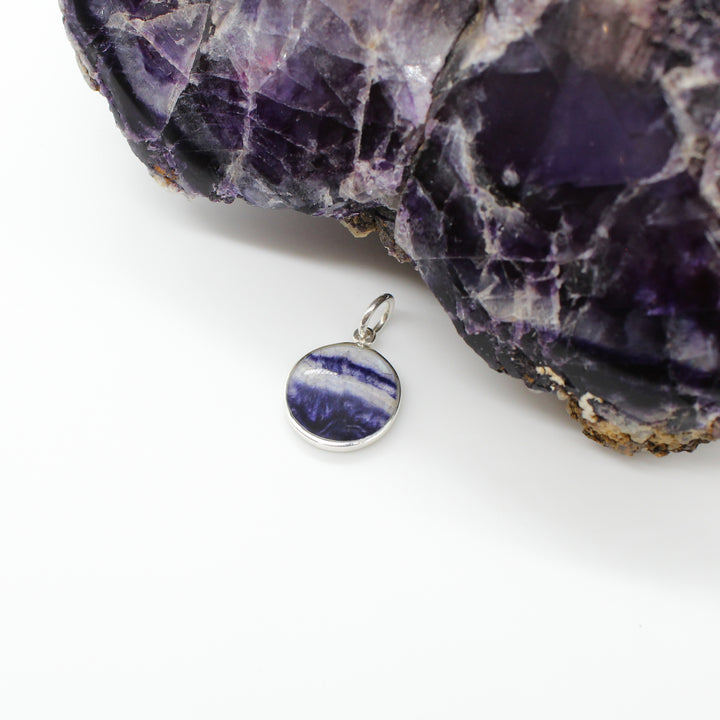Blue John St Christopher Pendant