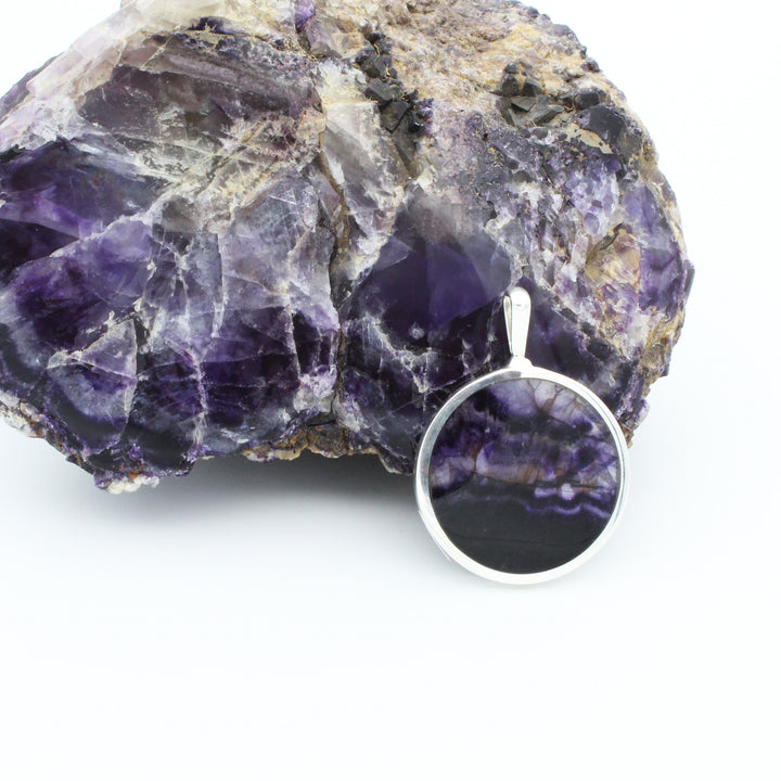 Blue John Double Sided Pendant