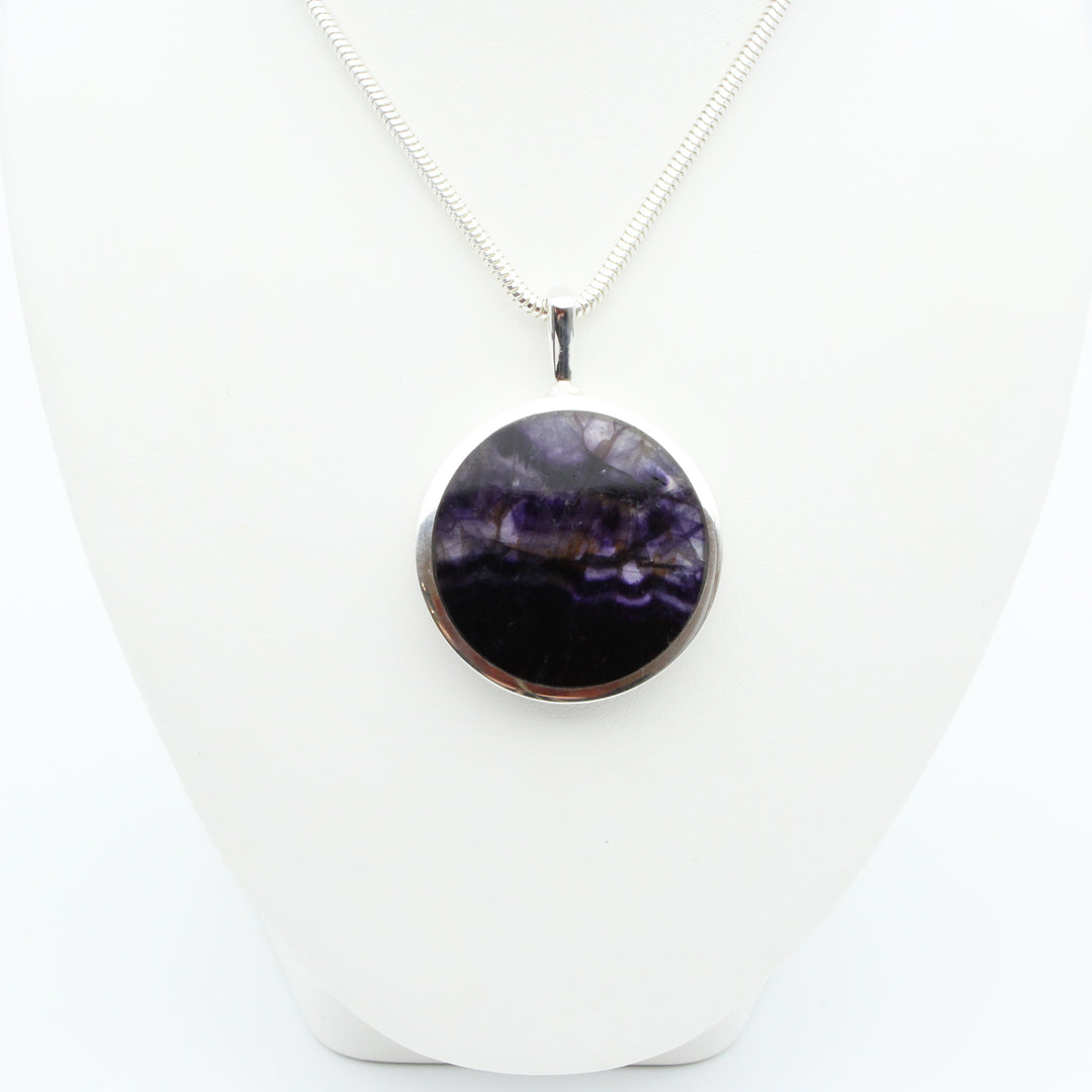 Blue John Double Sided Pendant