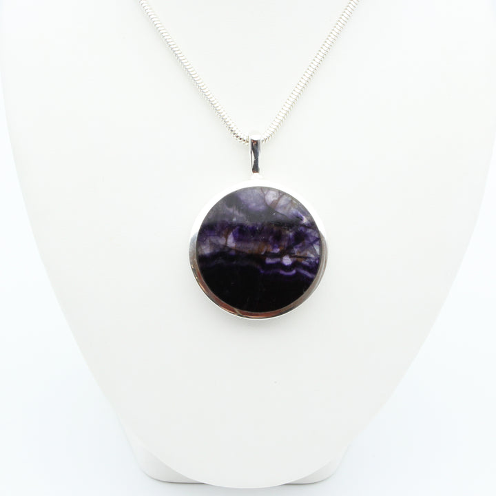 Blue John Double Sided Pendant