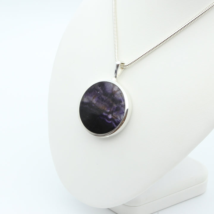 Blue John Double Sided Pendant