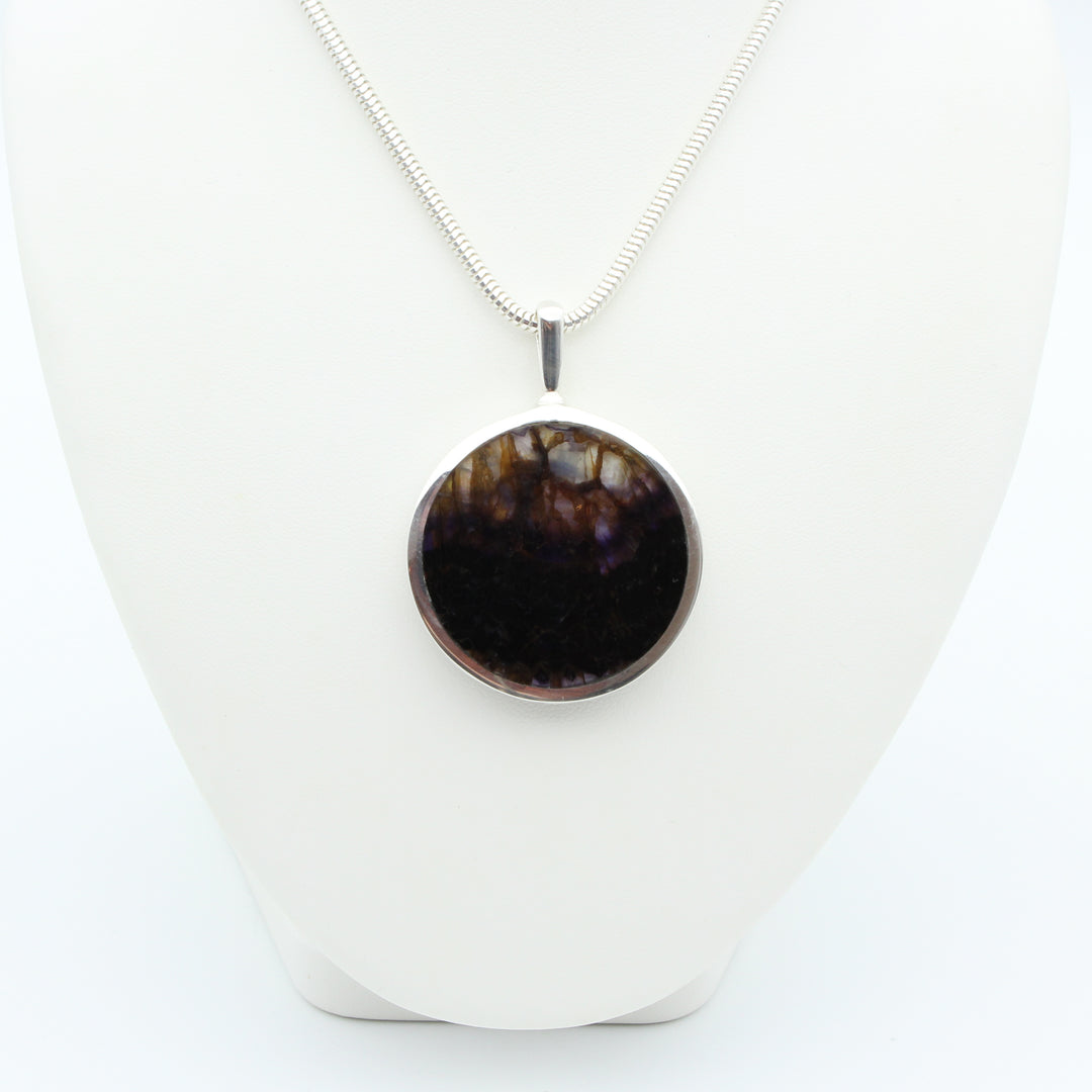 Blue John Double Sided Pendant