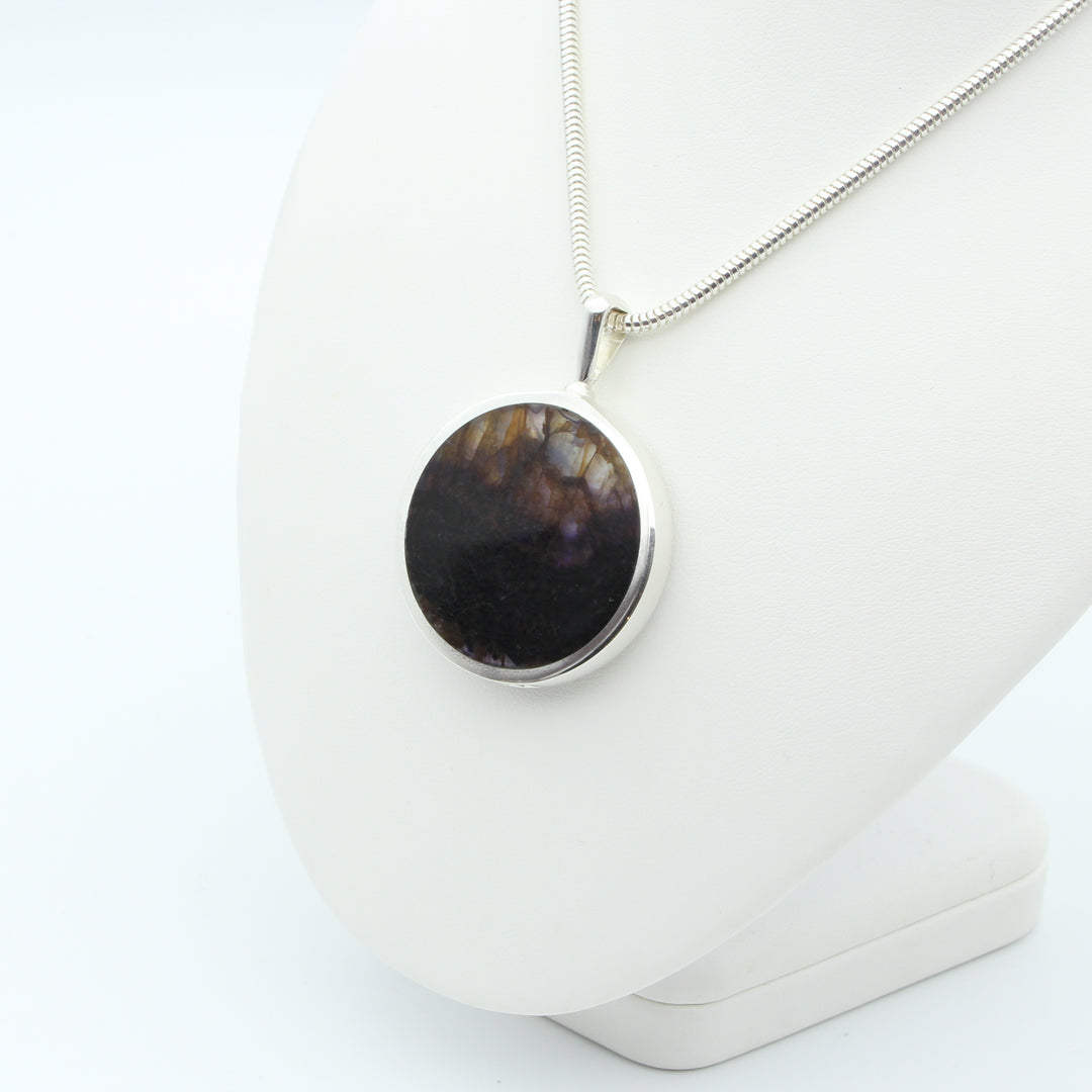 Blue John Double Sided Pendant
