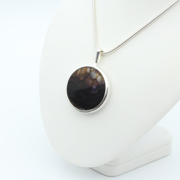 Blue John Double Sided Pendant