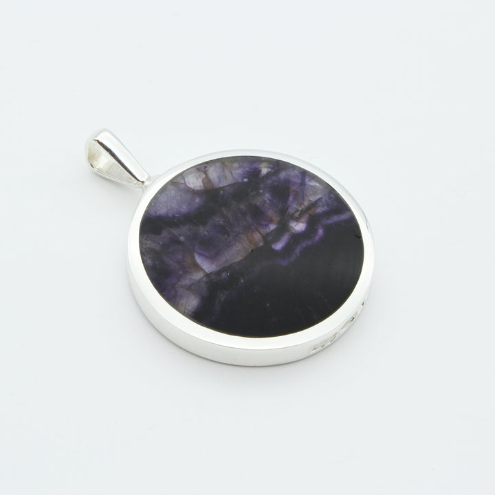 Blue John Double Sided Pendant